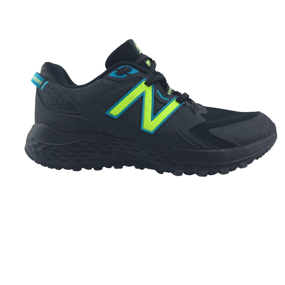 New Balance 410 Trail Running Shoes Womens 8 Black Lime WT410BL7 All Terrain